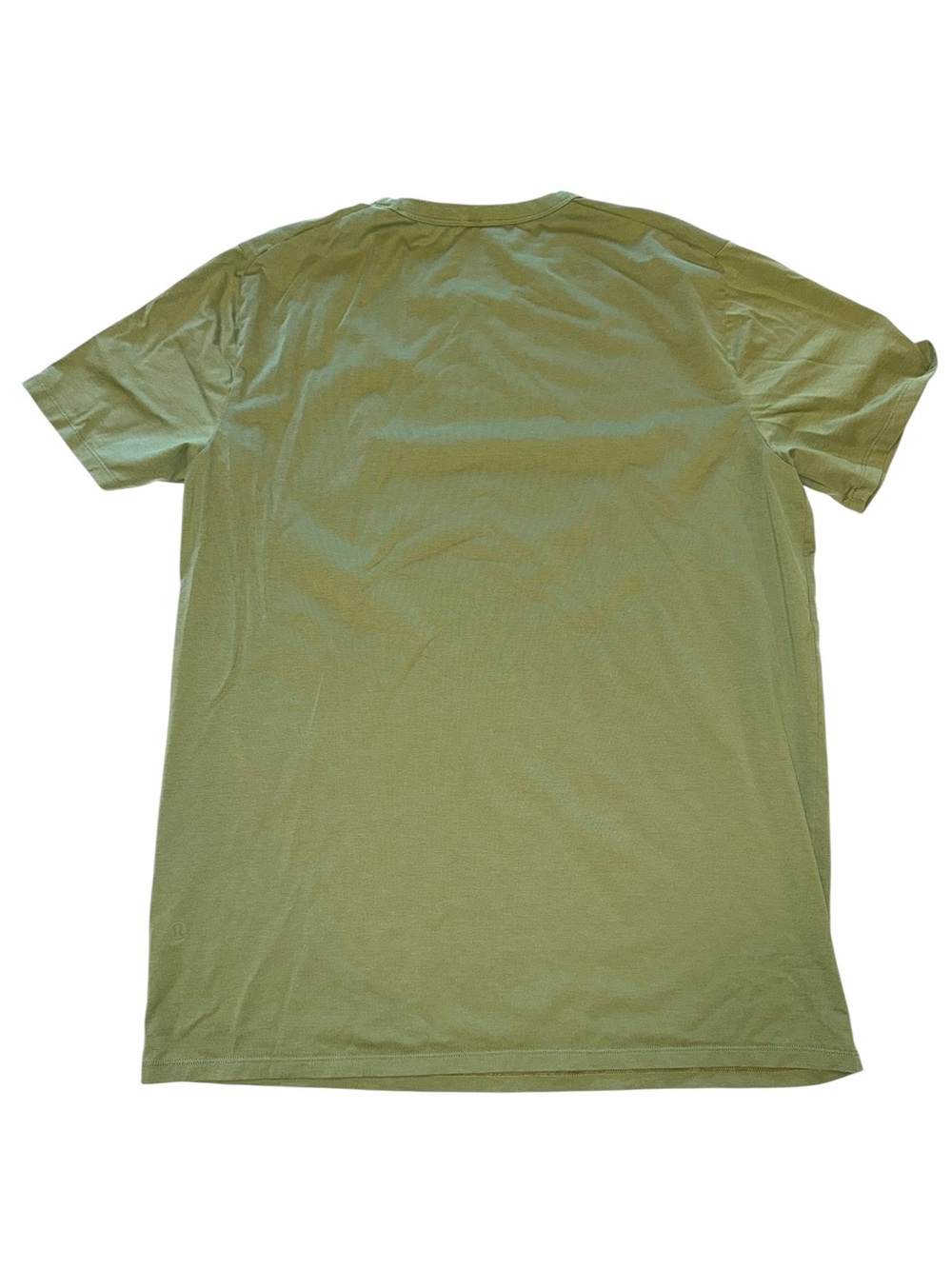 Lululemon Men’s Fundamental T-Shirt Olive Green Short Sleeve Crewneck Size L - Picture 2 of 4